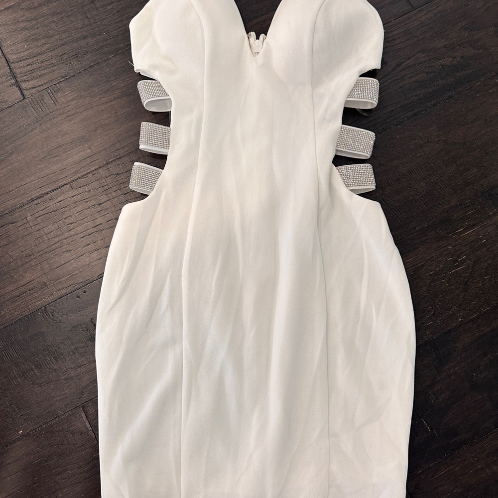Windsor XS White Cut-Out Dress